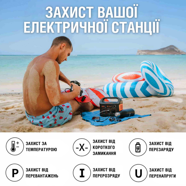 Картинка - Солнечный генератор Jackery 240 (Explorer 240 + 1 Solarsaga 80W)