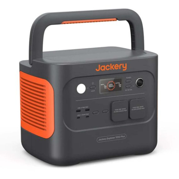 Картинка - Солнечный генератор Jackery 1000 Plus (Explorer 1000 Plus + 2 Solarsaga 100W)