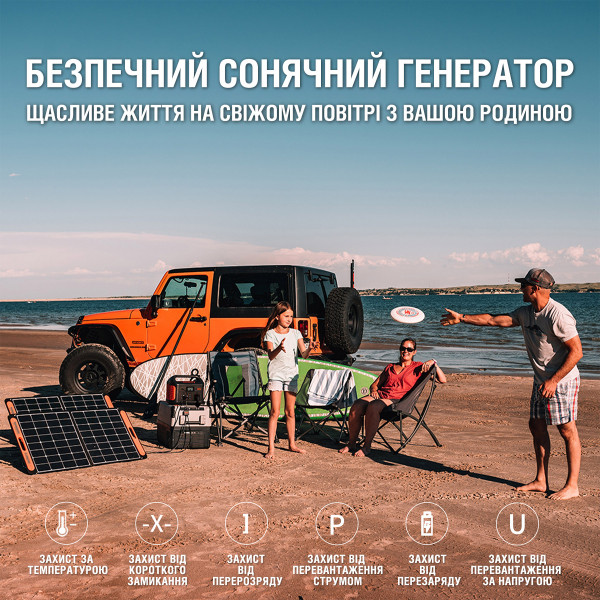 Картинка - Солнечный генератор Jackery 1000 Pro (Explorer 1000 Pro + 2 Solarsaga 100W)