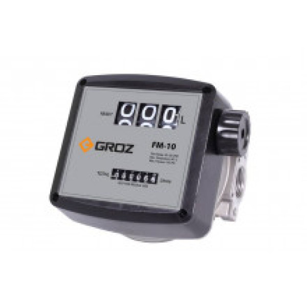 Фото - Лічильник для дизпалива і бензину механічний Groz 45680G Prolube FM-100
