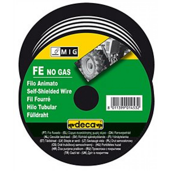 Картинка - Проволока порошковая сварочная DECA 010818  (0,9 мм; 100 мм; 0,7 кг)