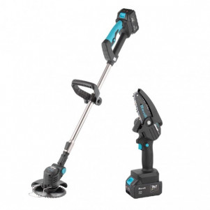 Набір тример акумуляторний Revolt BGT202 + акум. ланцюгова міні пила BCS20/4 Набір тример акумуляторний Revolt BGT202 + акум. ланцюгова міні пила BCS20/4