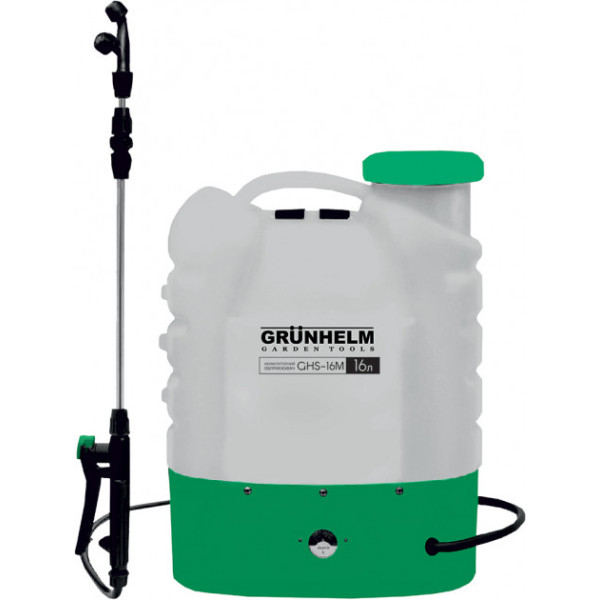 Картинка - Аккумуляторный опрыскиватель GRUNHELM GHS-16M