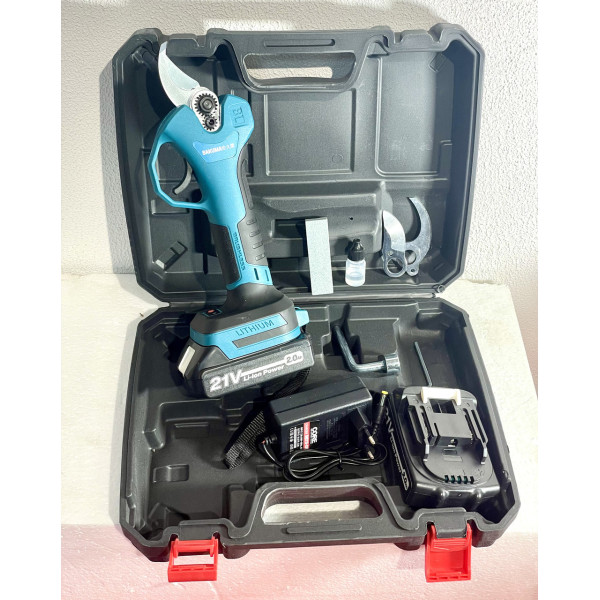 Картинка - Секатор аккумуляторный SAKUMA BLUE CCC3021B-CORE SET