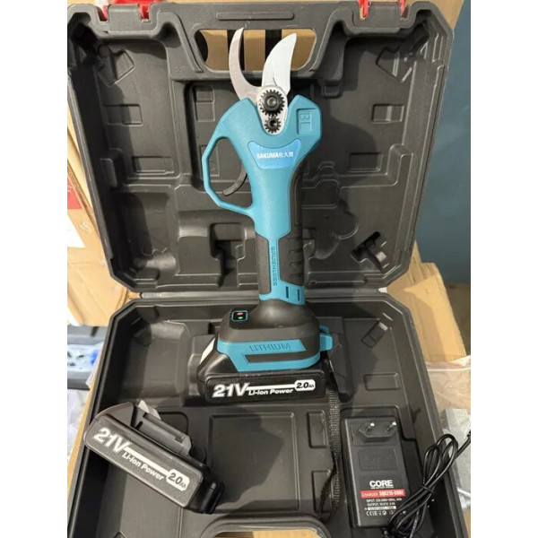 Картинка - Секатор аккумуляторный SAKUMA BLUE CCC3521B-CORE SET