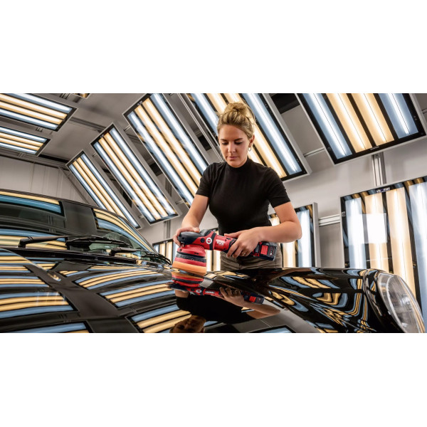 Фото - Акумуляторна ексцентрикова полірувальна машина FLEX XCE 8 125 18.0-EC/5.0 P-Set