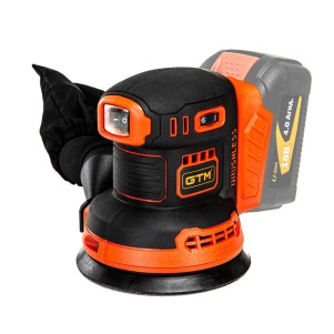 Аккумуляторная эксцентриковая шлифмашина GTM OSC18/125BL без АКБ и ЗУ