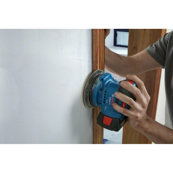 Фото - Акумуляторна ексцентрикова шліфувальна машина Bosch GEX 185-LI соло