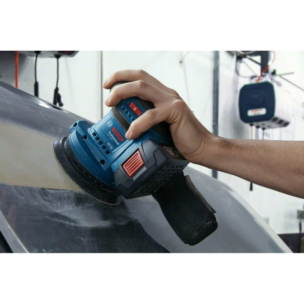 Фото - Акумуляторна ексцентрикова шліфувальна машина Bosch GEX 185-LI соло