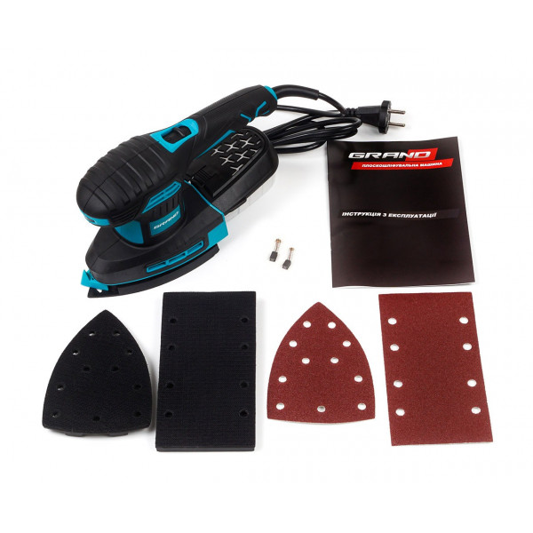 Картинка - Шлифмашина вибрационная Grand ПШМ-620 2 в 1