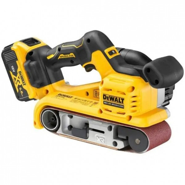 Фото - Акумуляторна стрічкова шліфмашина DeWALT DCW220P2