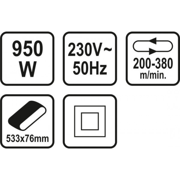 Картинка - Ленточная шлифмашина Sthor 79420