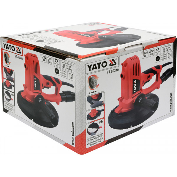 Фото - Шліфмашина для стін та стель Yato YT-82340