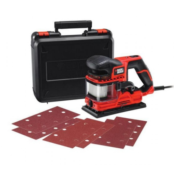 Картинка - Шлифмашина вибрационная BLACK+DECKER KA330EKA