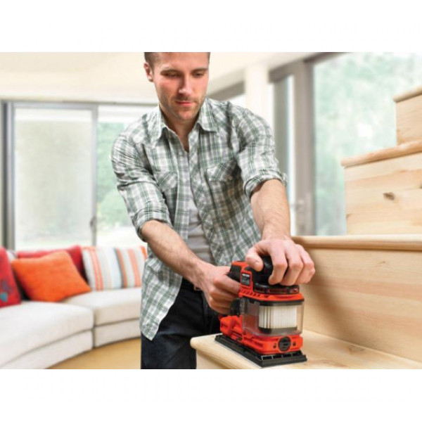 Картинка - Шлифмашина вибрационная BLACK+DECKER KA330EKA