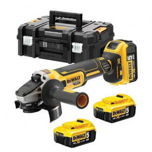 Шлифмашина угловая аккумуляторная DeWALT DCG405P3