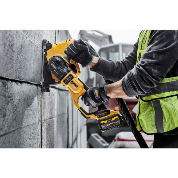 Картинка - Шлифмашина угловая бесщеточная аккумуляторная DeWALT, FLEXVOLT 54 B XR Li-lon DCG460NK