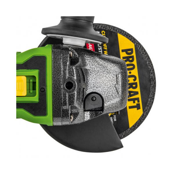 Картинка - Аккумуляторная угловая шлифмашина PROCRAFT PWA216/4 125 4Ah 21V 2