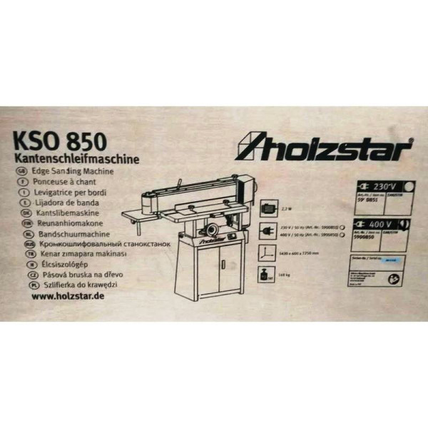 Фото - Шліфувальний верстат по дереву Holzstar KSO 850