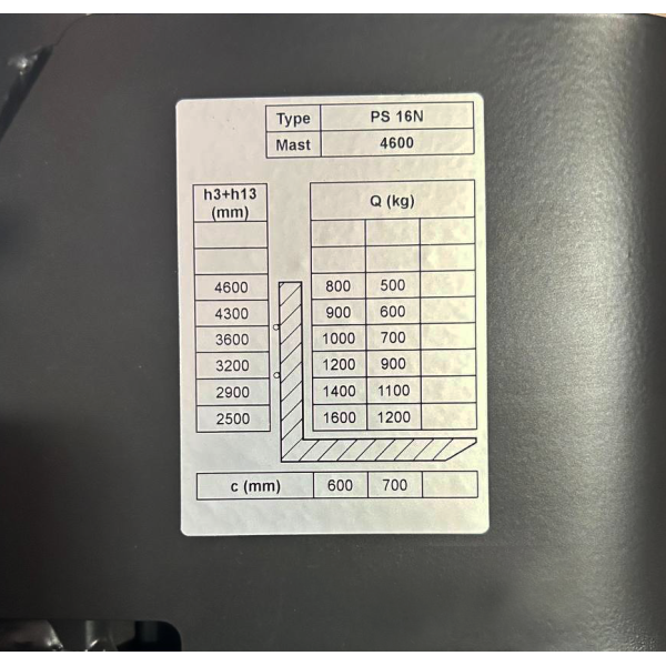 Фото - Штабелер електричний GTM PS16N 4600