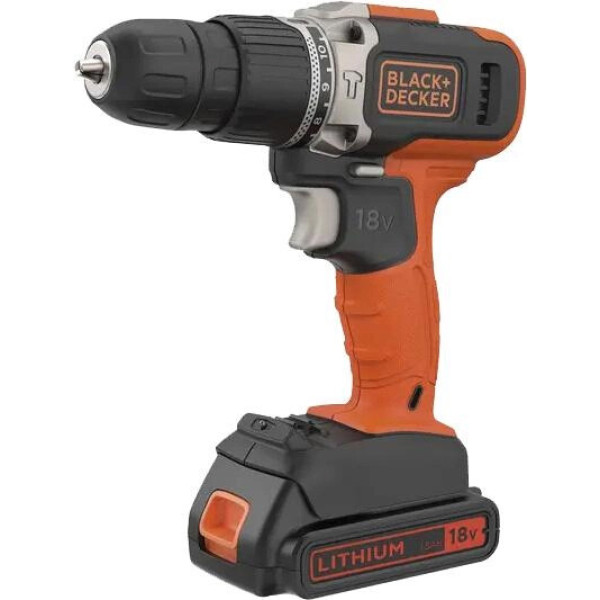 Картинка - Дрель-шуруповерт аккумуляторный BLACK+DECKER BCD003C1