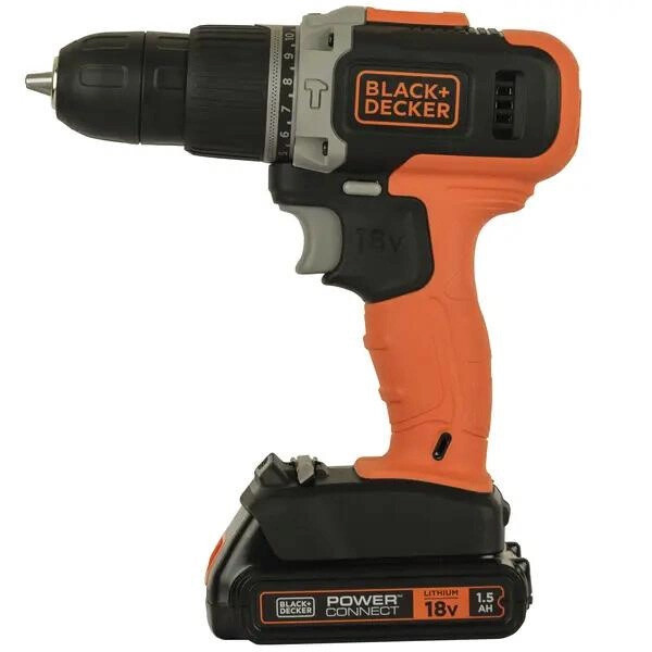 Картинка - Дрель-шуруповерт аккумуляторный BLACK+DECKER BCD003C1