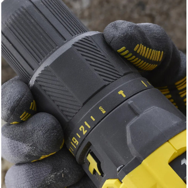 Картинка - Аккумуляторная ударная дрель-шуруповерт STANLEY FATMAX SCD711C2K