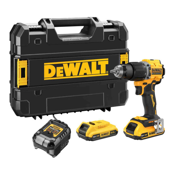 Картинка - Дрель-шуруповерт аккумуляторный безщеточный ударный DeWALT DCD799D2T