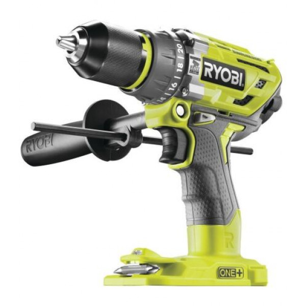 Картинка - Дрель-шуруповерт бесщеточная аккумуляторная Ryobi R18PD7-0 ONE+