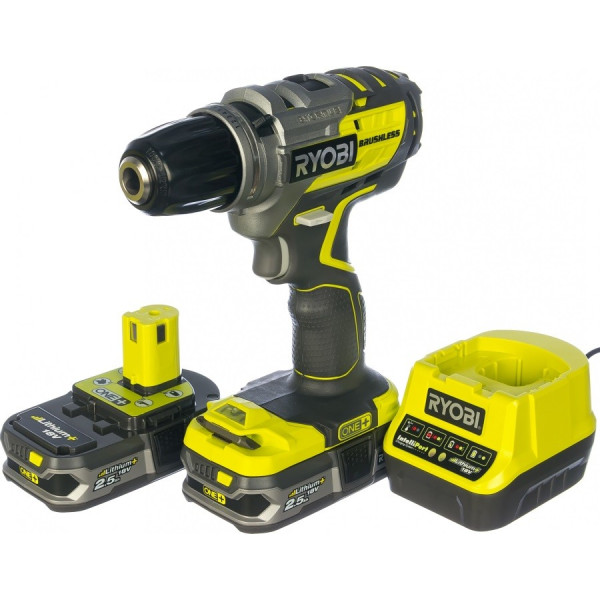 Картинка - Аккумуляторная дрель-шуруповерт Ryobi R18DDBL-0