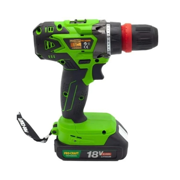 Картинка - Шуруповерт аккумуляторный ProCraft Industrial PA18 DFR EXTRA