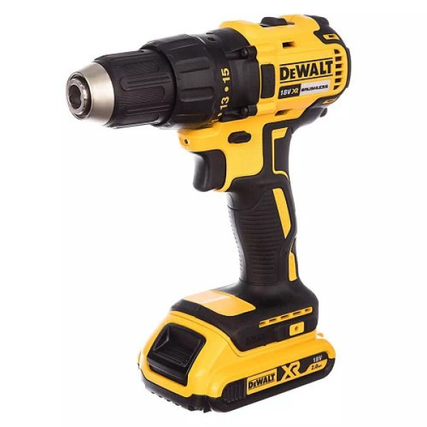 Картинка - Дрель-шуруповёрт аккумуляторная бесщеточная DeWALT DCD777D2T