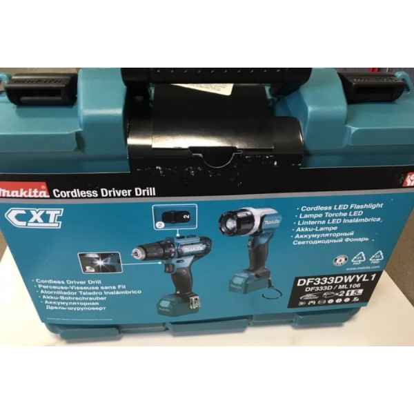 Фото - Дриль-шуруповерт MAKITA DF333DWYL1 акумуляторна