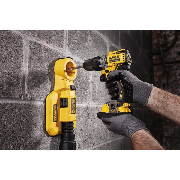 Картинка - Дрель-шуруповёрт аккумуляторная бесщеточная ударная DeWALT DCD706D2