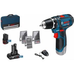 Дриль шуруповерт аккум GSR 12V15 2ак + 39 приладдя BOSCH