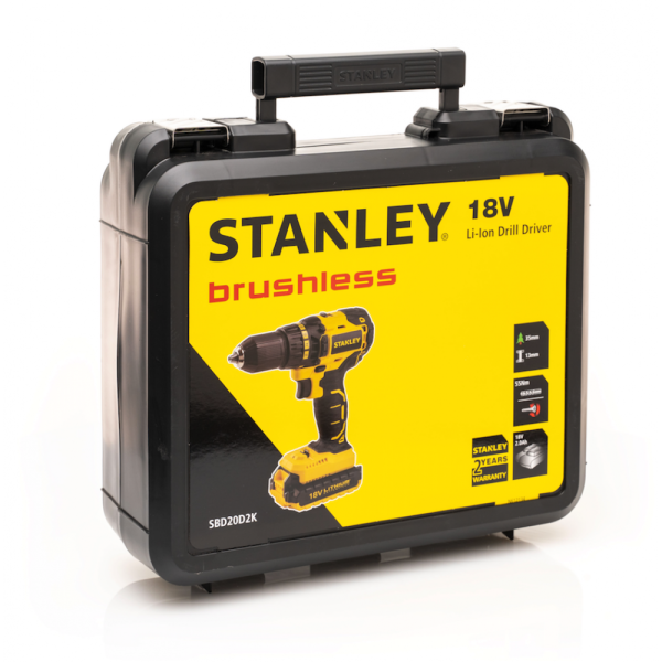 Фото - Безщітковий акумуляторний дриль-шурупокрут Stanley SBD20D2K