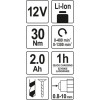 Картинка 6 - Аккумуляторный шуруповерт YATO YT-82901