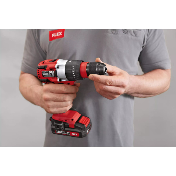 Картинка - Аккумуляторный ударный шуруповерт FLEX PD 2G 18.0