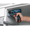 Картинка 1 - Аккумуляторный шуруповерт Bosch GSR 12V-15 + Набор бит и сверл (39 шт.) с 2 акб 12V (2Ah+4Ah) и GAL 12V-20 в мягком кейсе (0615990G6L)