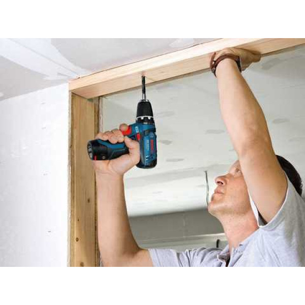 Картинка - Аккумуляторный шуруповерт Bosch GSR 12V-15 + Набор бит и сверл (39 шт.) с 2 акб 12V (2Ah+4Ah) и GAL 12V-20 в мягком кейсе (0615990G6L)