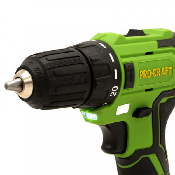 Картинка - Аккумуляторный шуруповерт PRO-CRAFT PA-18LiBL