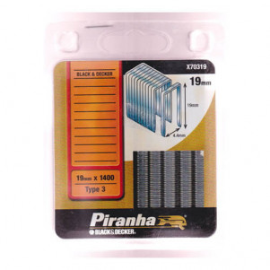 Скобы BLACK+DECKER PIRANHA X70319