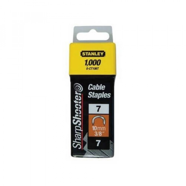 Картинка - Скобы STANLEY 1-CT109T "CABLE",тип "7", L=14мм,