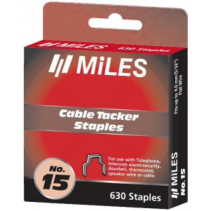 Скобы  Miles 15C-4 мм, 63 шт.