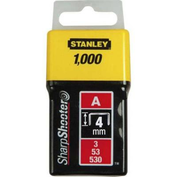 Картинка - Скобы STANLEY 1-TRA202T тип "А", 4мм