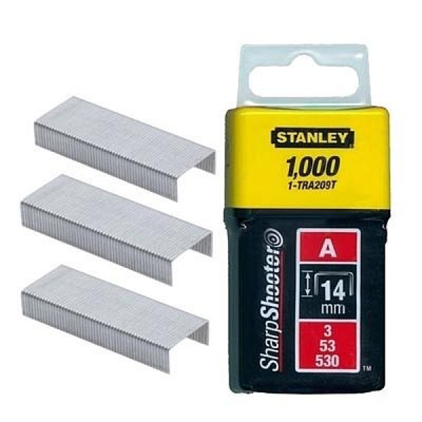 Картинка - Скобы STANLEY 1-TRA208T тип "А", 12мм