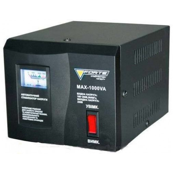 Фото - Стабілізатор релейний FORTE MAX-1000VA