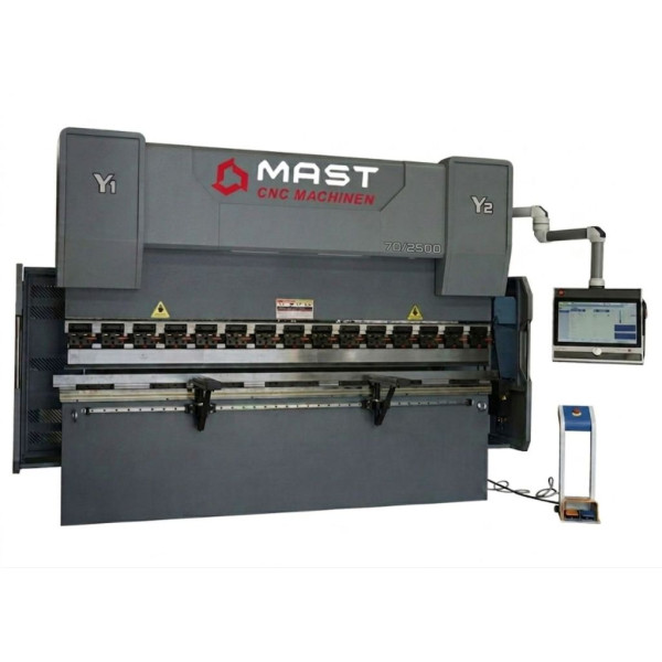 Картинка - Электро-гидравлический листогибочный пресс MAST CNC MACHINEN WE-70T/2500 4+1 Axis с DELEM DA53TX 2D