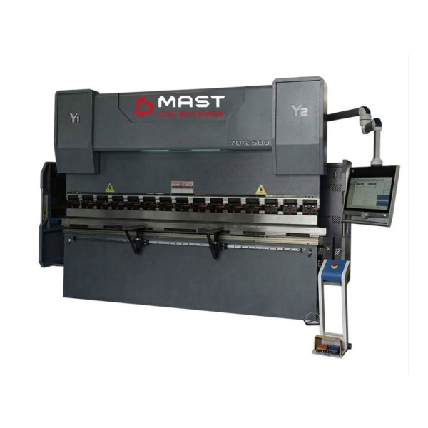 Картинка - Электро-гидравлический листогибочный пресс MAST CNC MACHINEN WE-70T/2500 4+1 Axis с DELEM DA53TX 2D