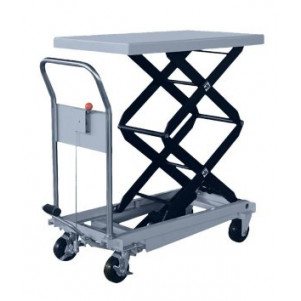 Гидравлический грузоподъемный стол Vulkan SYTJ-100S (серый)